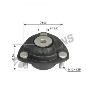 Опора SCANIA 4 series амортизатора кабины верхняя MANSONS 100.650 MANSONS