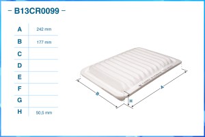 Фильтр воздушный B13CR0099 B13CR0099 CWORKS