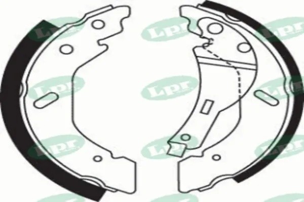 Комплект тормозных колодок 07790 07790 LPR