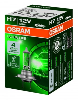 Лампа 12V H7 55W PX26d Ultra Life OSRAM 64210ULT OSRAM