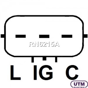 Регулятор SUZUKI Jimny (98-) напряжения генератора UTM RN6215A UTM