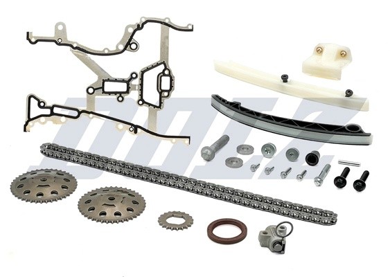 OPEL CORSA C (2000-2006) ЦЕПЬ + НАТЯЖИТЕЛЬ + 3 УСПОКОИТЕЛЯ + 3 ЗВЕЗДЫ + ПРОКЛАДК SKCO003 DOLZ