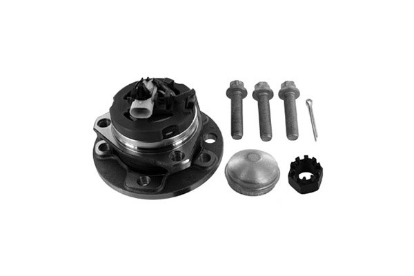 Ступица колеса передн OPEL: ASTRA G, ZAFIRA с ABS (5 крепежных отверстий) 02/98- VKBA 3513 SKF