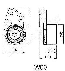 CHEVROLET LACETTI (2003-2013) 1.4-1.6 BE-W00 JAPAN PARTS GROUP