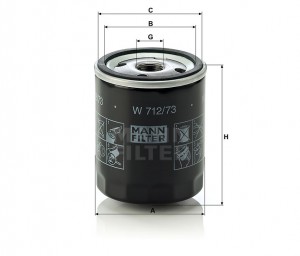 FORD FOCUS I/II/III W71273 MANN FILTER