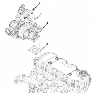 Шпилька крепления турбокомпрессора КАМАЗ Камминз ISBe (3818823) (Haffen) 0688 HAFFEN