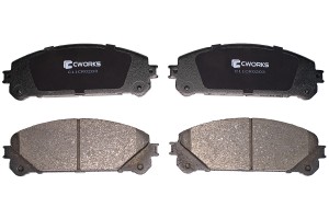 Колодки тормозные передние (Low Metallic) C11CR0203 CWORKS