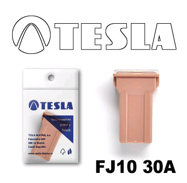 Предохранитель TESLA FJ10 30A (Tesla/fj1030a) FJ1030A TESLA