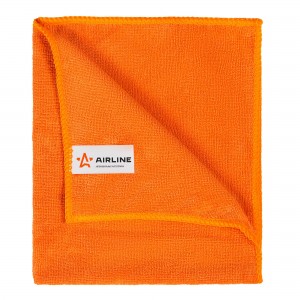 Салфетка микрофибра универсальная 35х40см оранжевая AIRLINE AB-A-02 AIRLINE