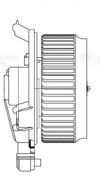 Мотор отопителя HONDA Civic 4D (06-) LUZAR LFH23RN LUZAR