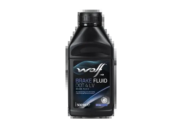 WOLF BRAKE FLUID DOT 4 LV 500ML FMVSS 116 DOT 4 FMVSS 116 DOT3 ISO 4925 Class 3, 1047756 WOLF