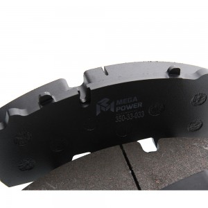 Колодки тормозные BPW дисковые (с выточкой под датчик АБС,KNORR SB3745) (211x93x 350-33-033 MEGA POWER