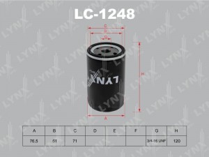 MERCEDES BENZ W124/126/201 1.8-3.0 LC-1248 LYNXAUTO