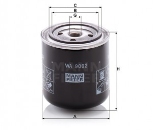 Фильтр охлаждающей жидкости WA 9002 MANN FILTER