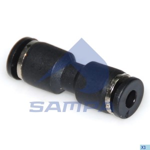 Соединитель трубки ПВХ,полиамид d=4мм прямой SAMPA 094.478 SAMPA