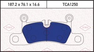 Колодки тормозные дисковые задние VW Touareg 10-PORSCHE Cayenne 10- TCA1250 TCA1250 TATSUMI