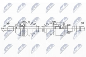 Полуось: PEUGEOT 508 2.2HDI 10-18 /ПЕРЕД,ПРАВ,ATM/ NPWPE091 NPWPE091 NPW-PE-091 NTY
