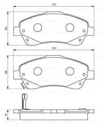 TOYOTA AVENSIS 2003> 0 986 494 054 BOSCH