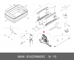 Клапан регулировки уровня 81623986092 MAN