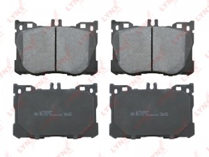 колодки дисковые! передние с антискрип. пл.\ MB W205 C180 1.6-2.0/2.2CDI 14> BD5378 LYNXAUTO