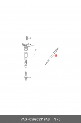 A4 [B7] (2005-2007) 059 963 319 AB VAG