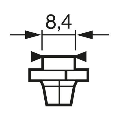 Лампа 12V W1.2W W2x4.6d Pure Light BOSCH 1987302235 BOSCH