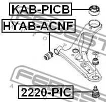 KIA PICANTO (2005>) KAB-PICB FEBEST