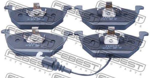Колодки передние VW POLO SEDAN 1701-8P1F 1701-8P1F FEBEST