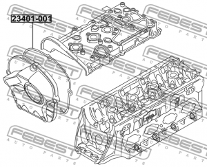 Прокладка кожуха ГРМ VOLKSWAGEN PASSAT 2006-2011 23401-001 23401-001 FEBEST