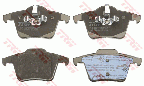 Колодки задние VOLVO XC90 GDB1566 GDB1566 TRW