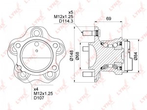 NISSAN JUKE (F15) (2011>) WH-1016 LYNXAUTO