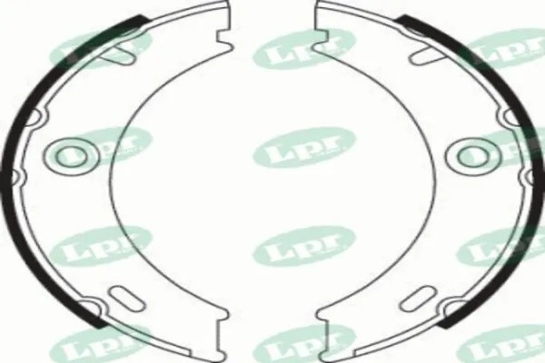 Комплект тормозных колодок 07970 07970 LPR