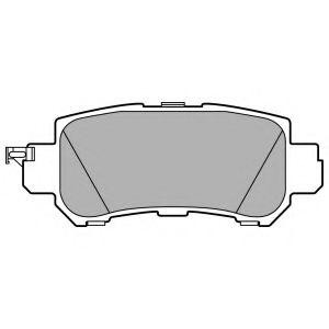 LP2482 колодки дисковые задние!\ Mazda CX-5 2.0/2.0D 11> LP2482 DELPHI