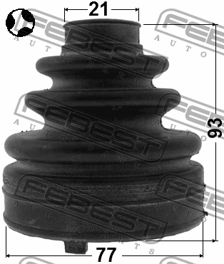Пыльник ШРУСа внутренний SUBARU LEGACY B13 2003-2009 0815-FORMTT 0815-FORMTT FEBEST