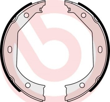 Колодки стояночного тормоза S06509 S 06 509 BREMBO