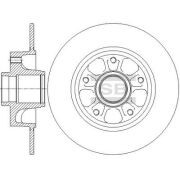 Диск тормозной RENAULT Megane (10-) задний (1шт.) SANGSIN SD3070 SANGSIN