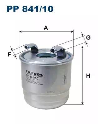 фильтр топливный!\ MB W204/W211 2.2CDi/2.5CDi 08> PP84110 FILTRON