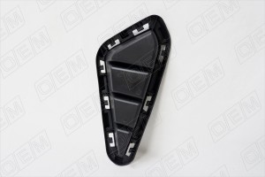 Накладка бампера переднего правая Kia Rio 4 FB седан, 2020-нв, текстурная OEM1523R OEMPARTS