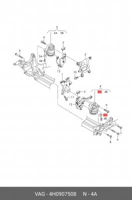 4H0907508 SENSOR 4H0 907 508 VAG