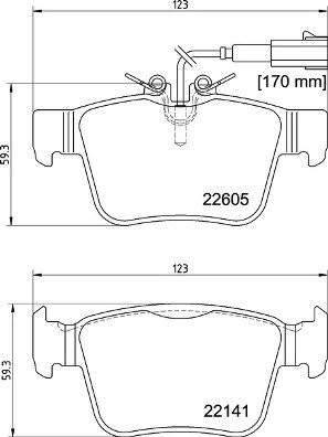 P23180 колодки дисковые з.!\ AR GIULIA,STELVIO 15>, MASERATI GHIBLI III,LEVANTE  P23180 BREMBO