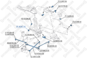 сайлентблок растяжки рычага!\ VW LT 28-55 all 76-96 87-03207-SX STELLOX