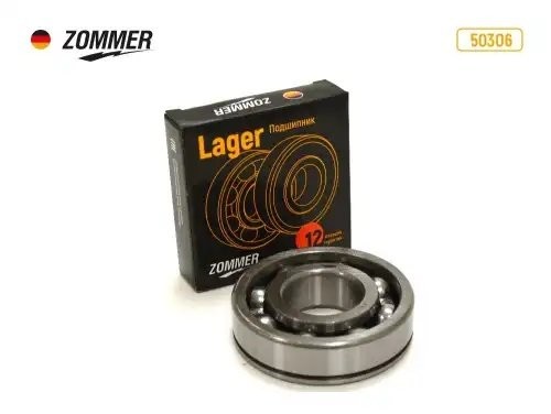 Подшипник КПП для а/м ГАЗ 33027,УАЗ (50306) вторичного вала "ZOMMER" 17424 ZOMMER