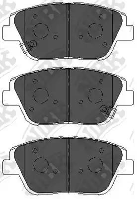 Колодки тормозные HYUNDAI Sonata (09-) передние (4шт.) NIBK PN0536 NIBK