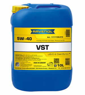 Моторное масло RAVENOL VST 5W-40 10л (111113601001999) 4014835790148 4014835790148 RAVENOL