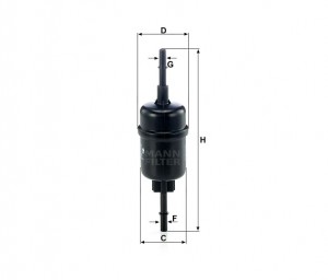 FORD FUSION (2002>)/ FIESTA (2001-2007) WK 511/2 MANN FILTER