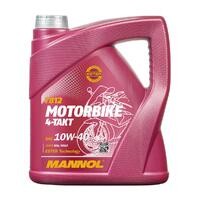 Масло моторное синтетическое 7812 Motorbike 4T 10W40 SL, MA2 4л 1963 MANNOL