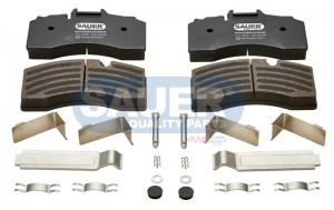 Колодки тормозные 29228 на ось TSB4309/4312 BPW S0572922800 SAUER