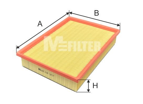 фильтр воздушный!\Toyota Land Cruiser J150 4.0i 09> K7145 MFILTER AUTOMOTIVE FILTERS