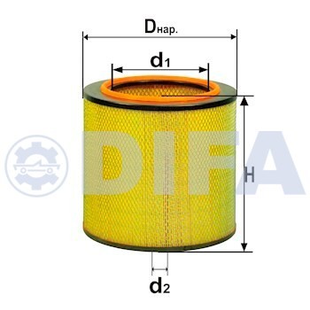 Элемент фильтрующий Т-150 воздушный комплект DIFA DIFA4309MDIFA430901 DIFA