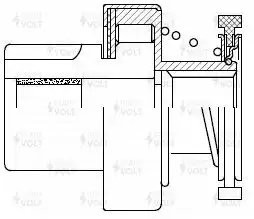 Привод стартера (бендикс) для а/м VAG A6 (97-)/A4 (97-)/A8 (97-) 2.5TDI (VCS 181 VCS1811 START VOLT